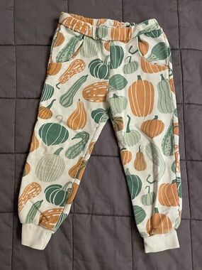 Pumpkin & Gourd Print Joggers